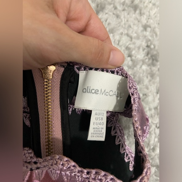 Alice McCall Set Barbie metallic pink two piece - Picture 4 of 10